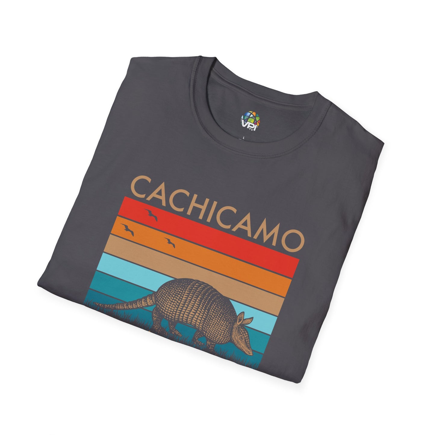 CACHICAMO DICIÉNDOLE A MORROCOY 🐢 CONCHUDO - Camiseta Vintage Unisex Softstyle