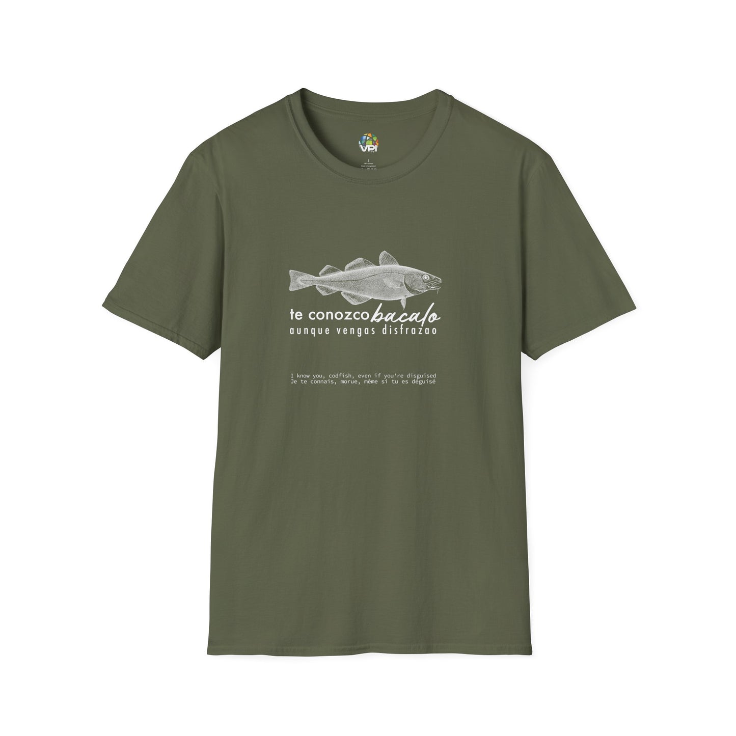 TE CONOZCO BACALAO 🐟😆 - Camiseta Unisex Softstyle