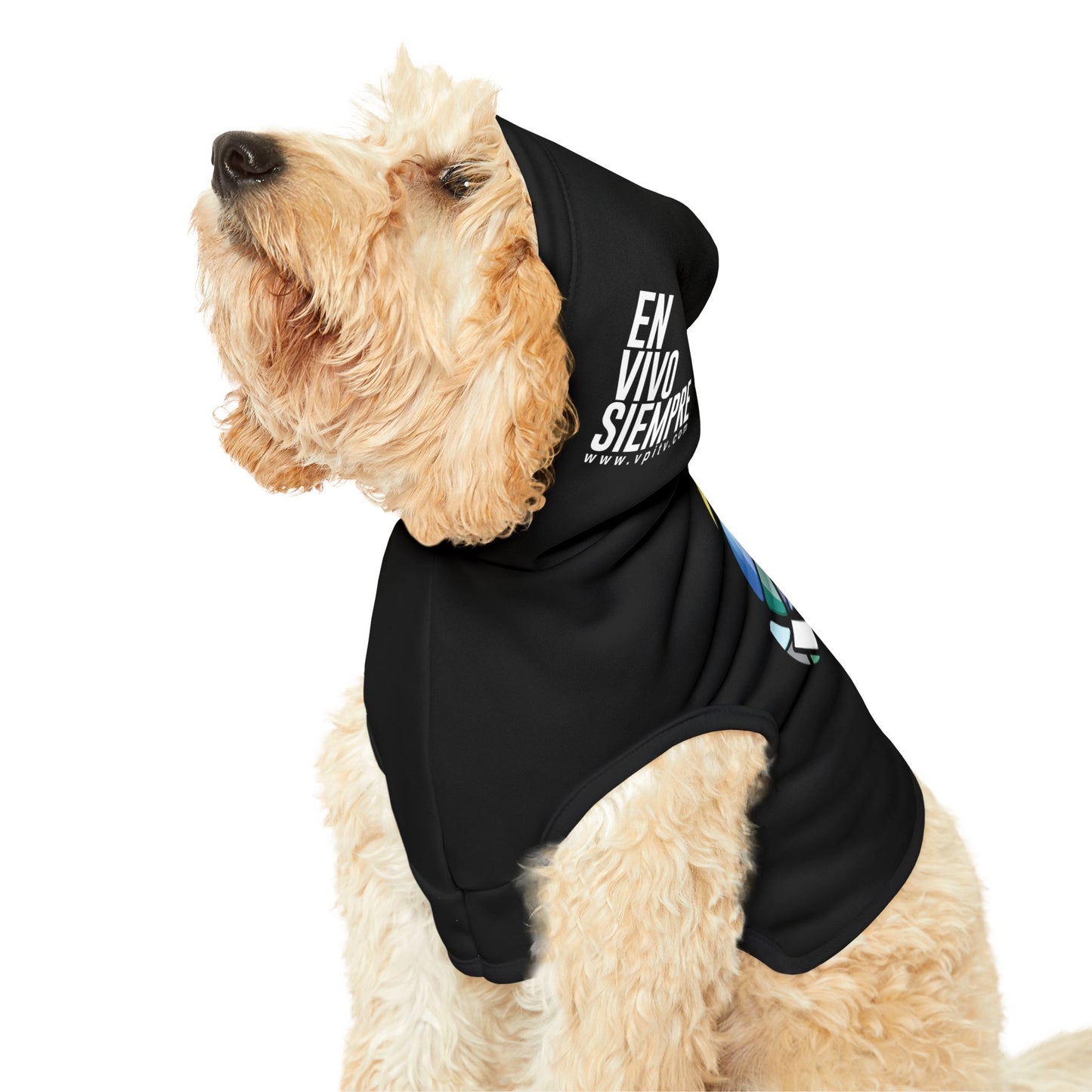 Sudadera VPItv para mascotas – ¡Estilo y comodidad para tu mejor amigo!