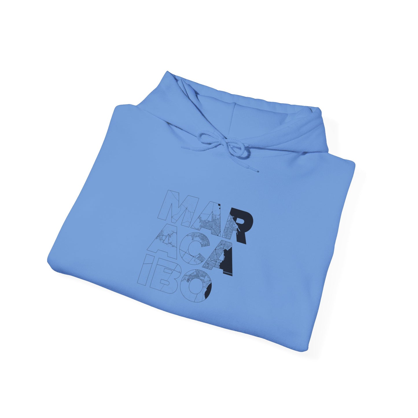 MARACAIBO TYPO Heavy Blend™ - Sudadera con Capucha - Diseño Gráfico Minimalista