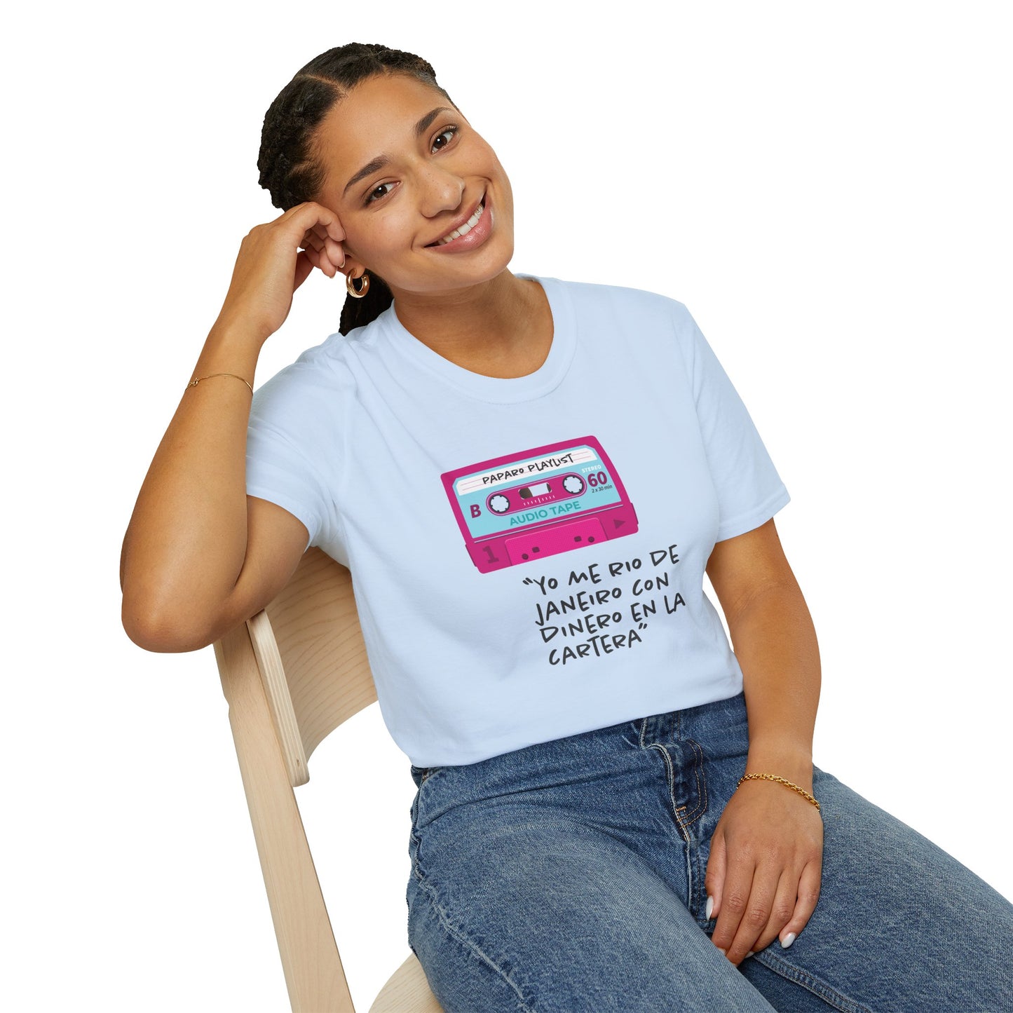 YO ME RÍO DE JANEIRO – Camiseta DAMA - Estilo y Humor con un Toque Vintage