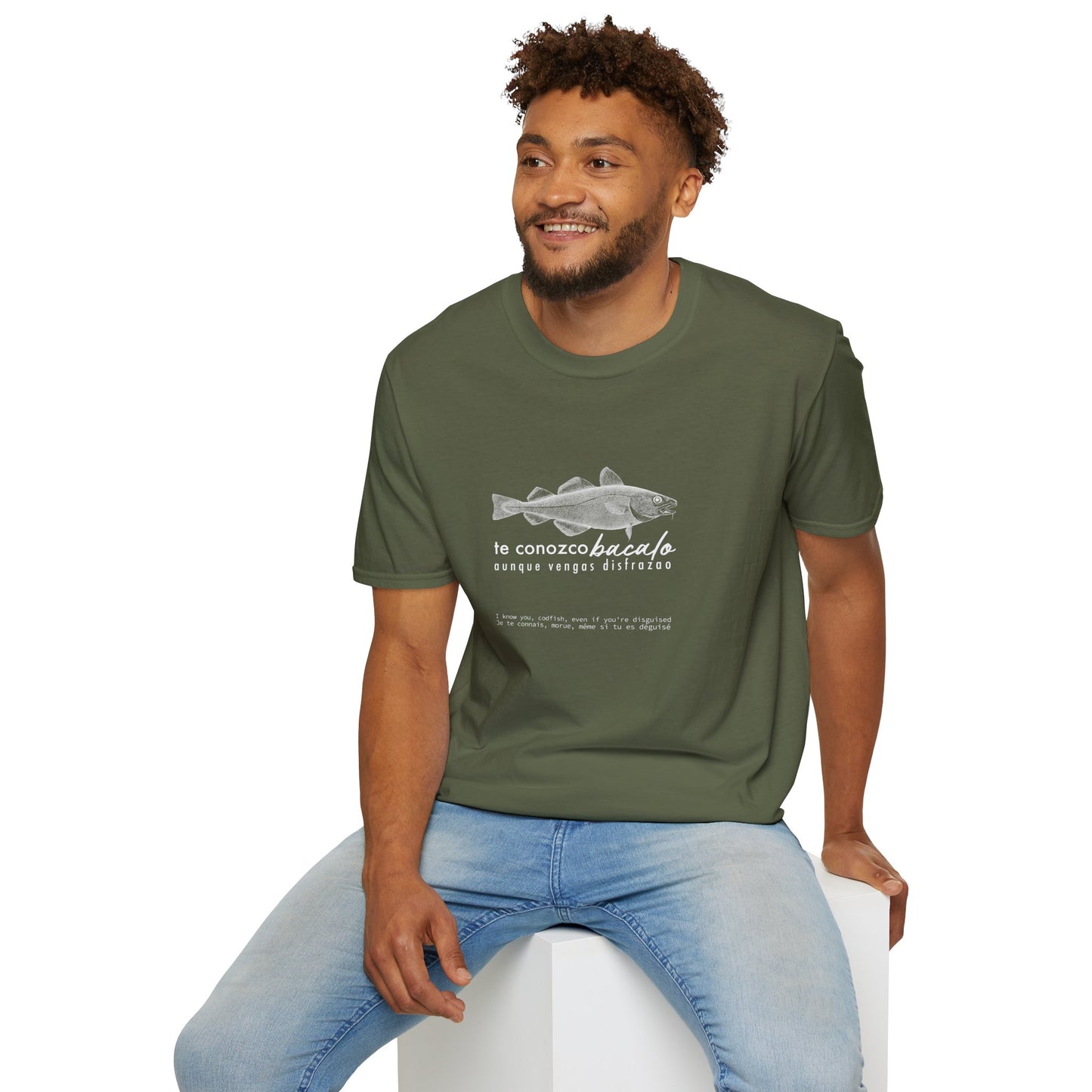 TE CONOZCO BACALAO 🐟😆 - Camiseta Unisex Softstyle