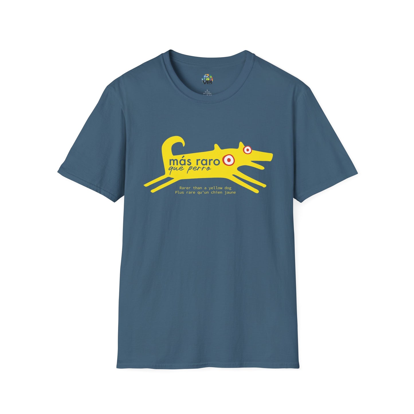 MÁS RARO QUE PERRO AMARILLO - Camiseta unisex Softstyle