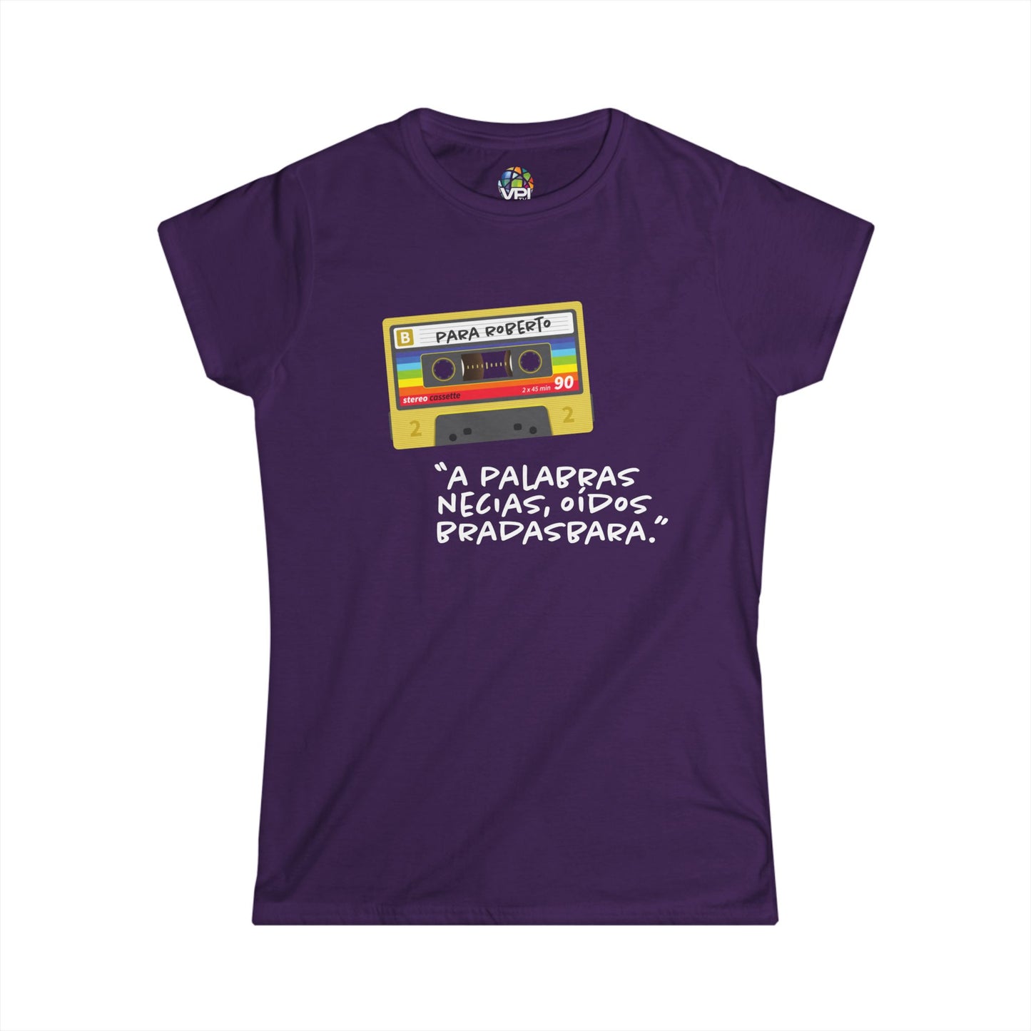 Camiseta Softstyle para Mujer con Frase Vintage - Perfecta para Salidas Casuales y un Estilo Retro