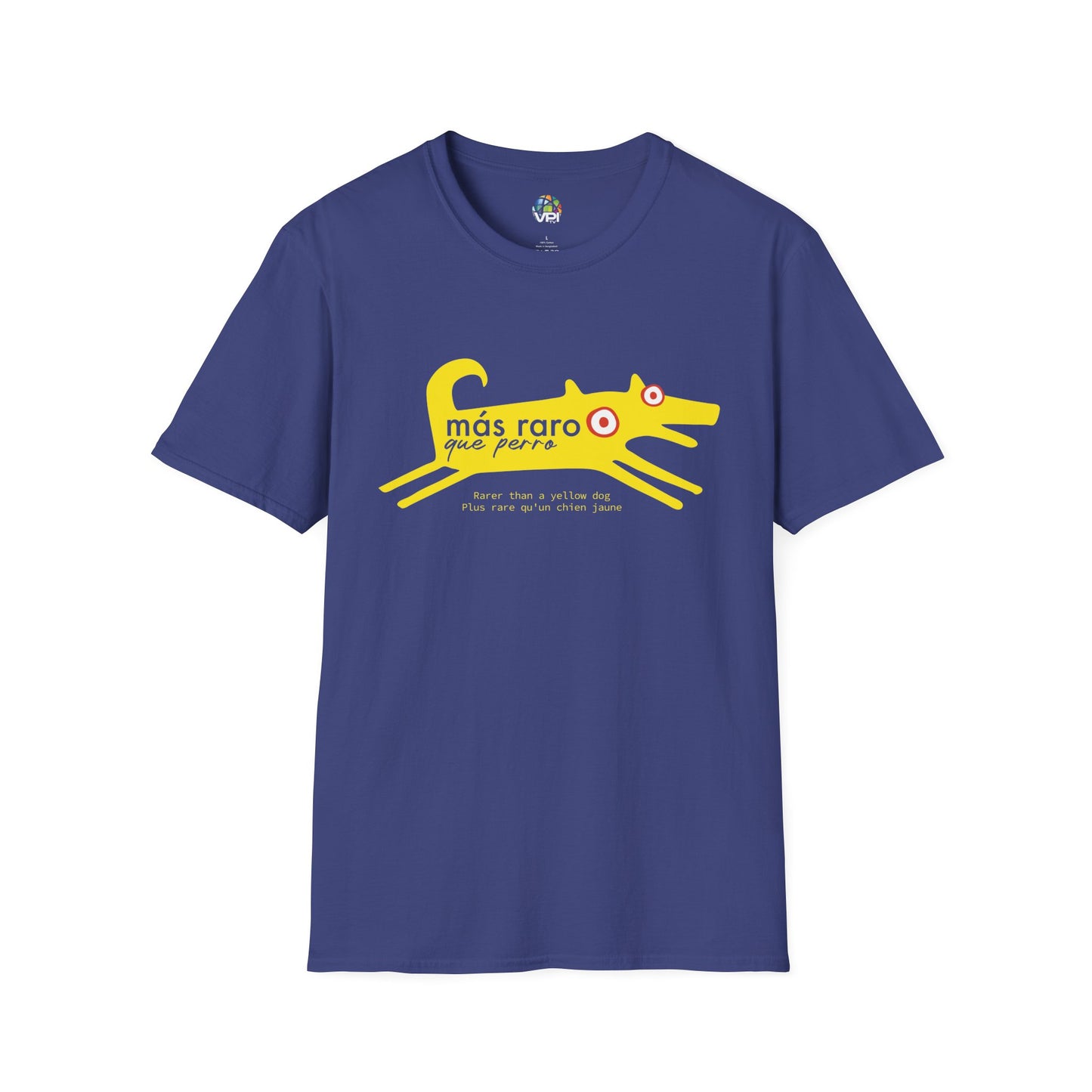 MÁS RARO QUE PERRO AMARILLO - Camiseta unisex Softstyle