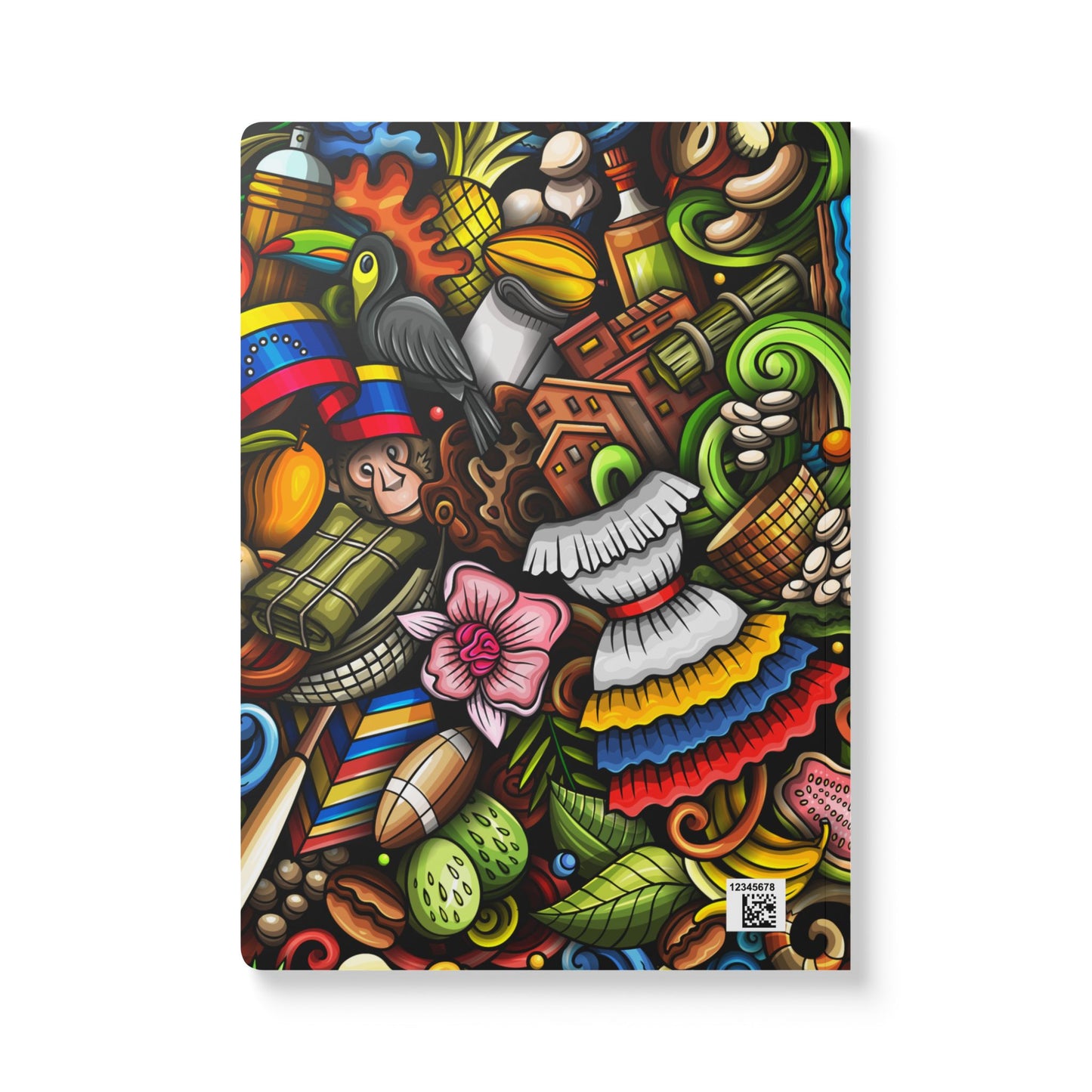 Diario de Tapa Blanda Ilustrado – Inspirado en la Cultura Venezolana – Perfecto para Creativos y Regalos Especiales
