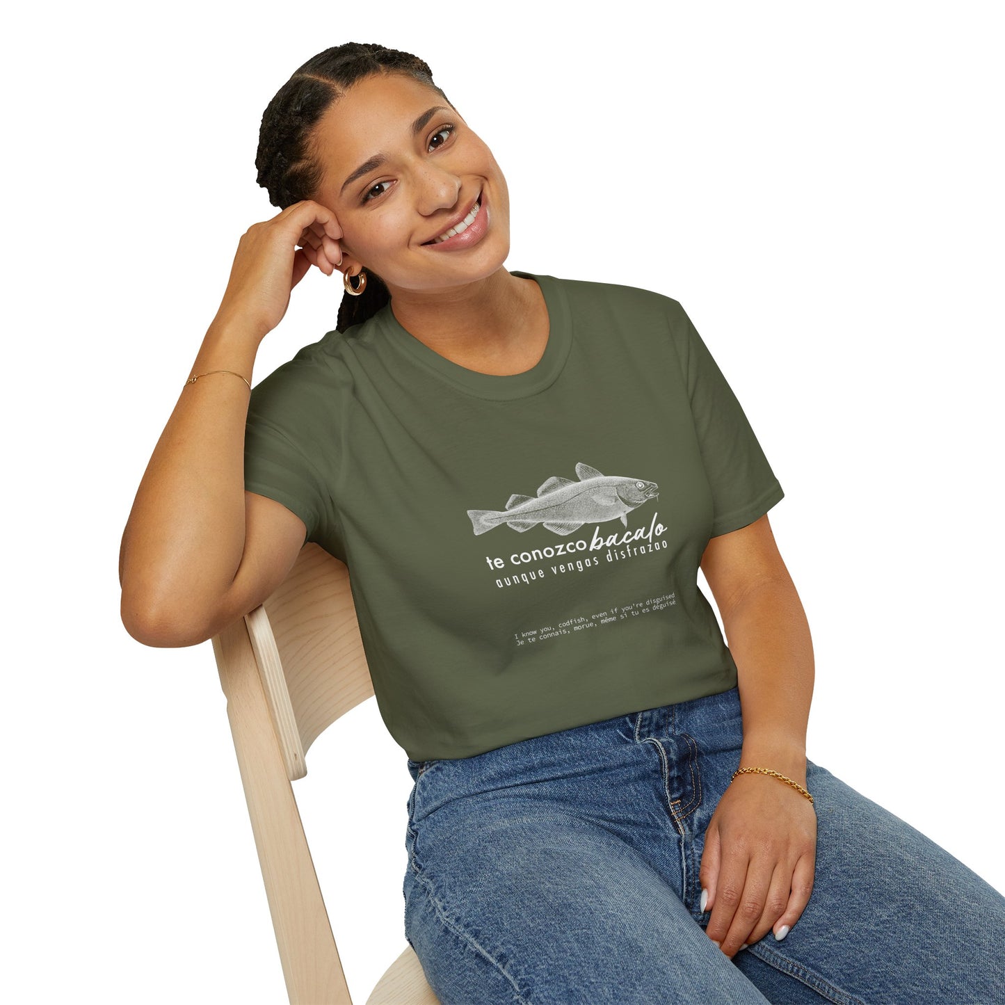 TE CONOZCO BACALAO 🐟😆 - Camiseta Unisex Softstyle