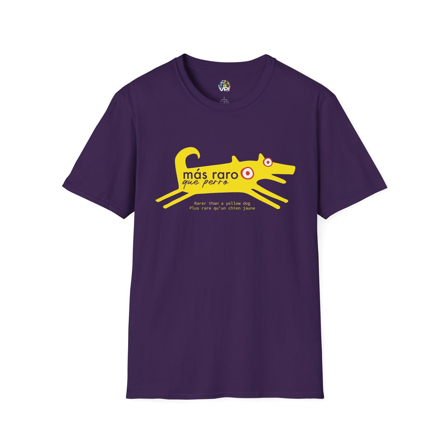 MÁS RARO QUE PERRO AMARILLO - Camiseta unisex Softstyle