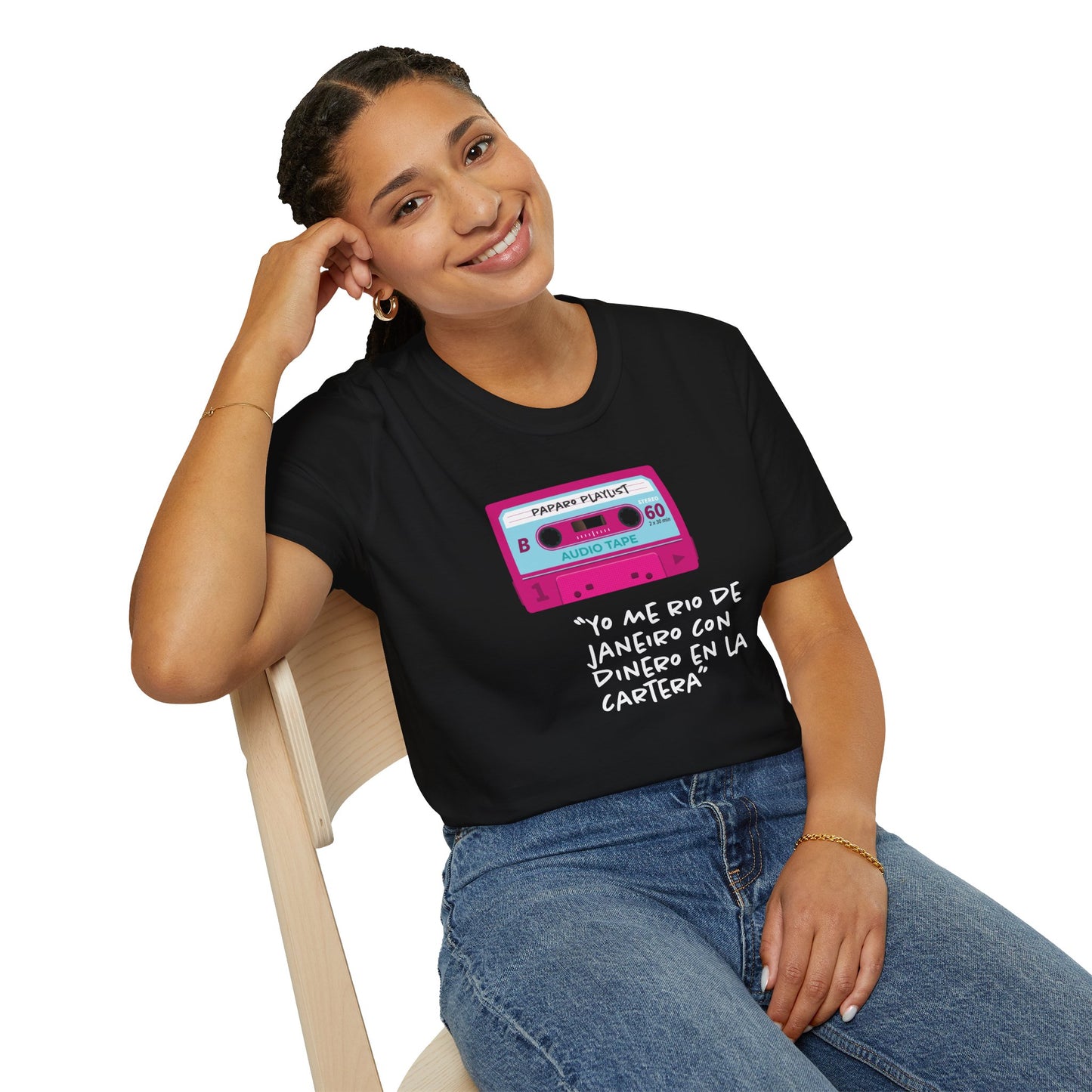 YO ME RÍO DE JANEIRO – Camiseta DAMA - Estilo y Humor con un Toque Vintage