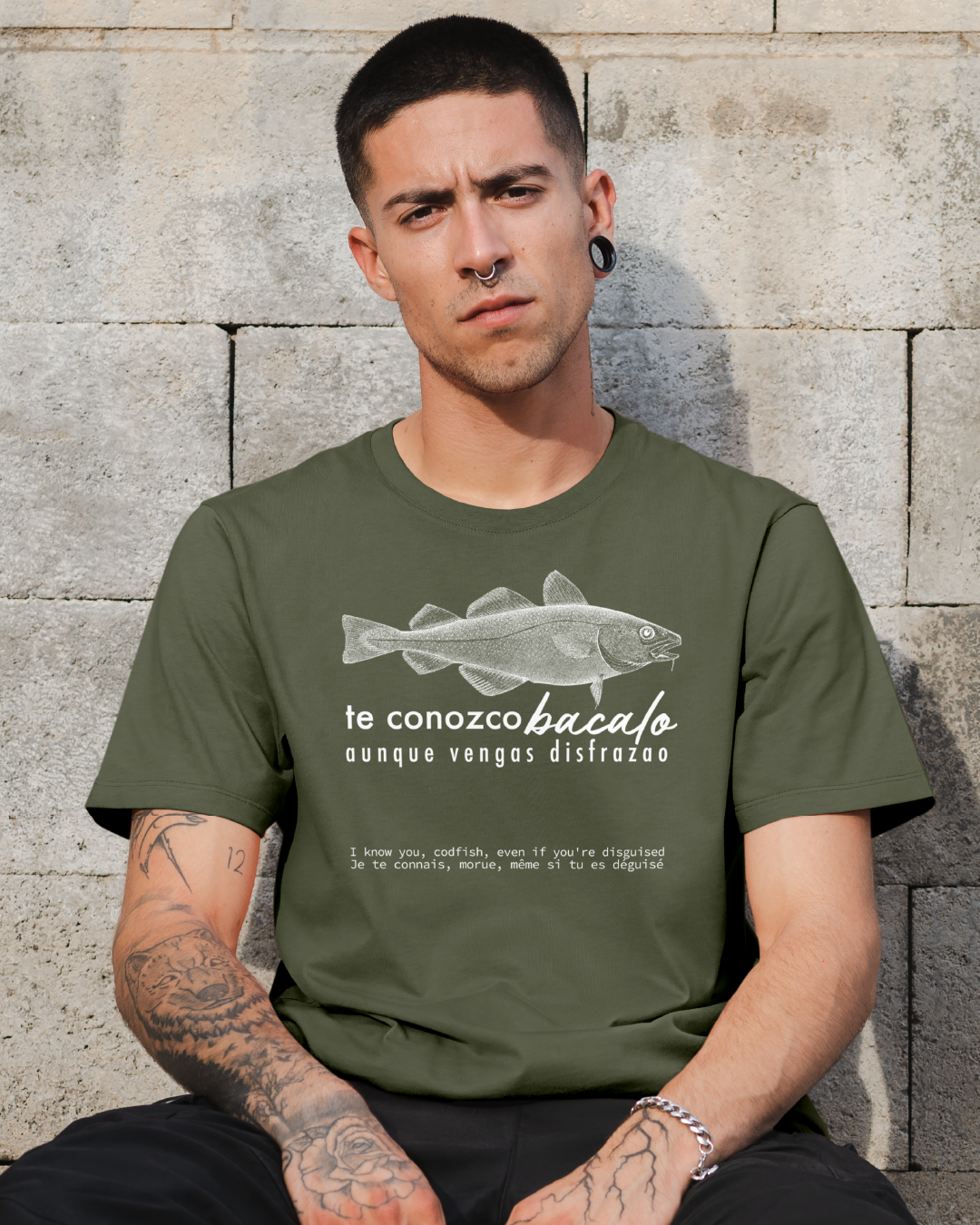 TE CONOZCO BACALAO 🐟😆 - Camiseta Unisex Softstyle