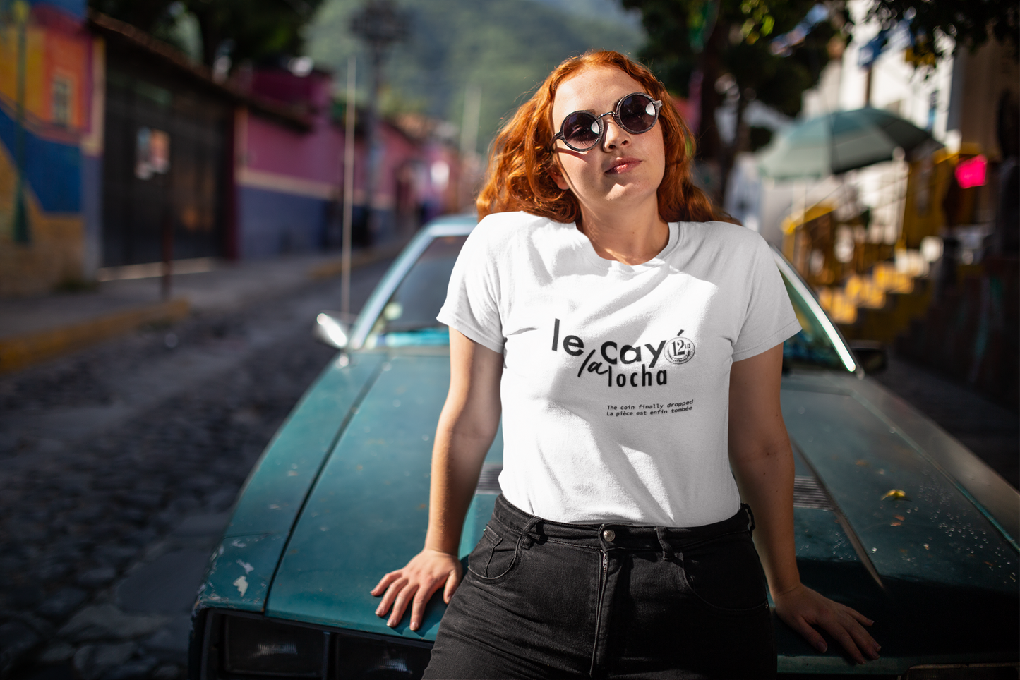 Camiseta Unisex Softstyle "Le Cayó La Locha" - Diseño Divertido y Casual Inspirado en Venezuela