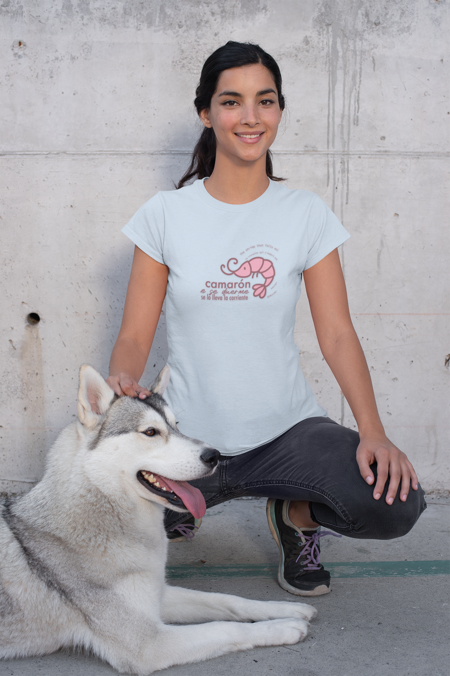 CAMARÓN QUE SE DUERME - Camiseta Softstyle para Dama