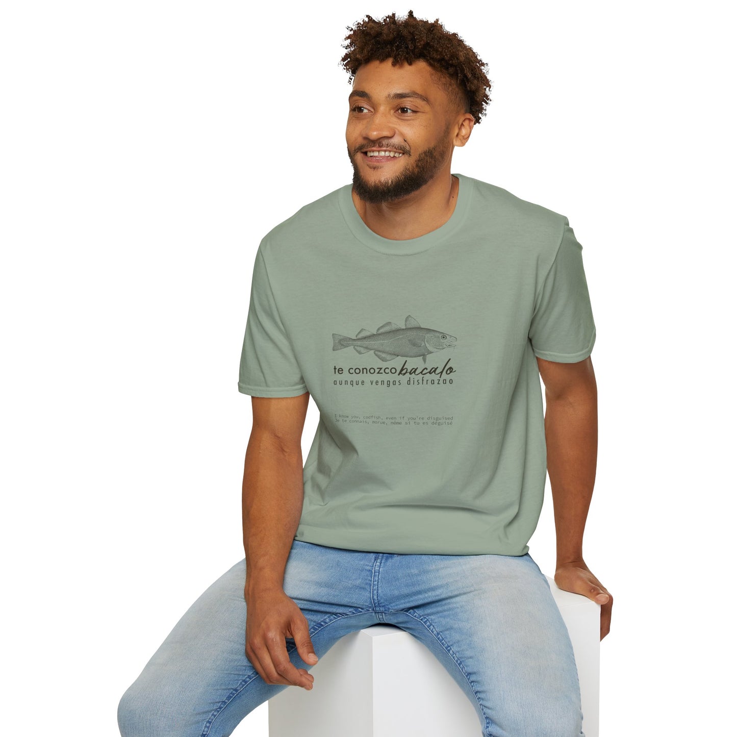 TE CONOZCO BACALAO 🐟😆 - Camiseta Unisex Softstyle