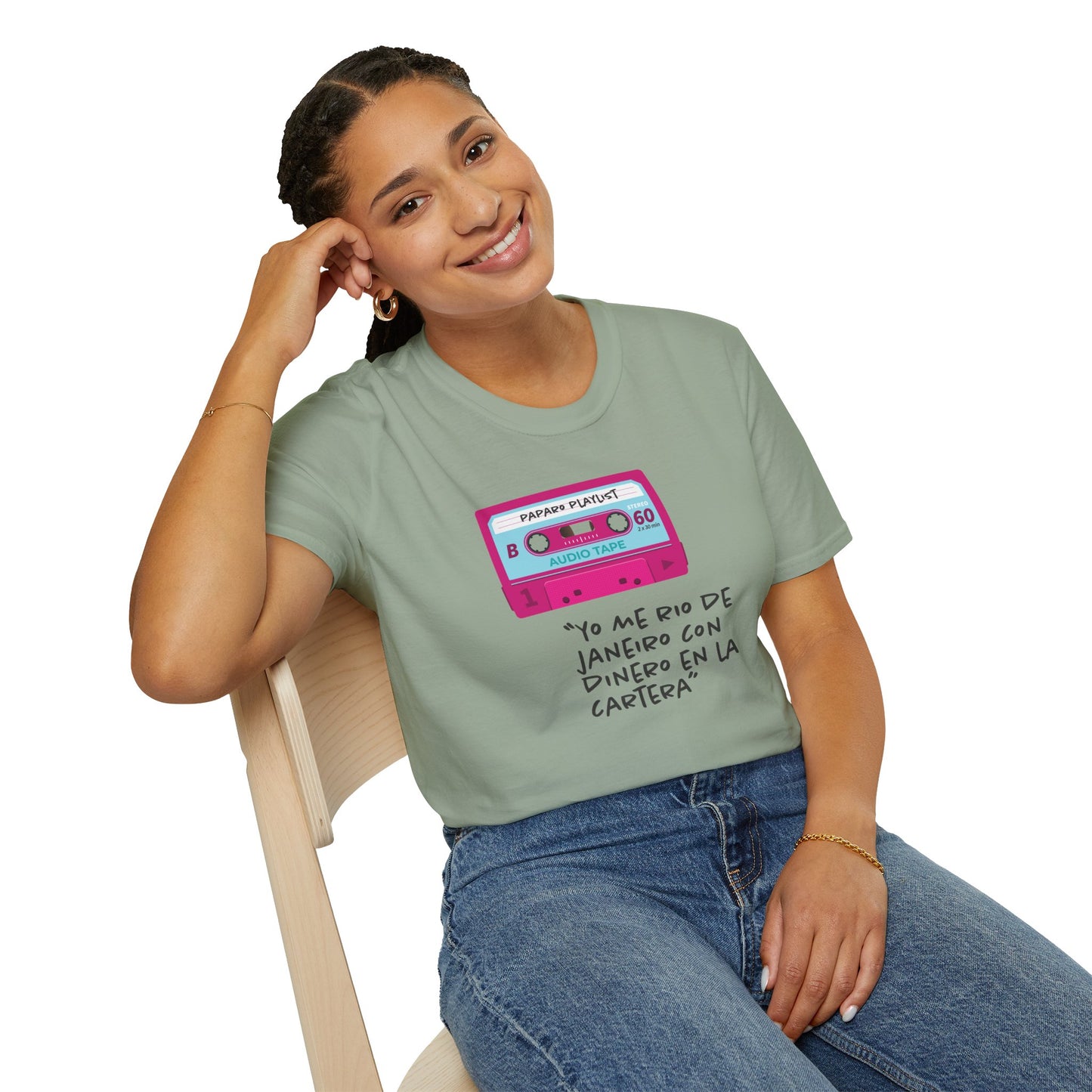 YO ME RÍO DE JANEIRO – Camiseta DAMA - Estilo y Humor con un Toque Vintage