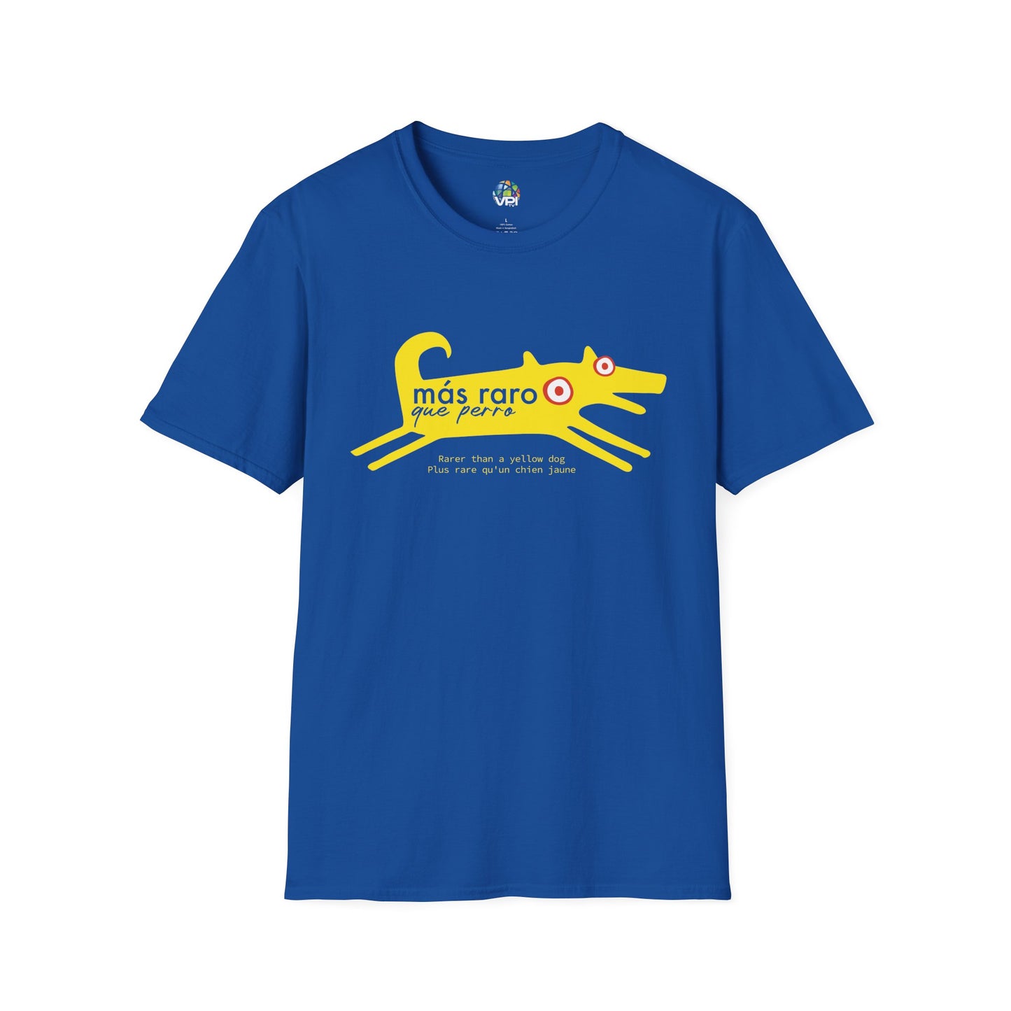 MÁS RARO QUE PERRO AMARILLO - Camiseta unisex Softstyle