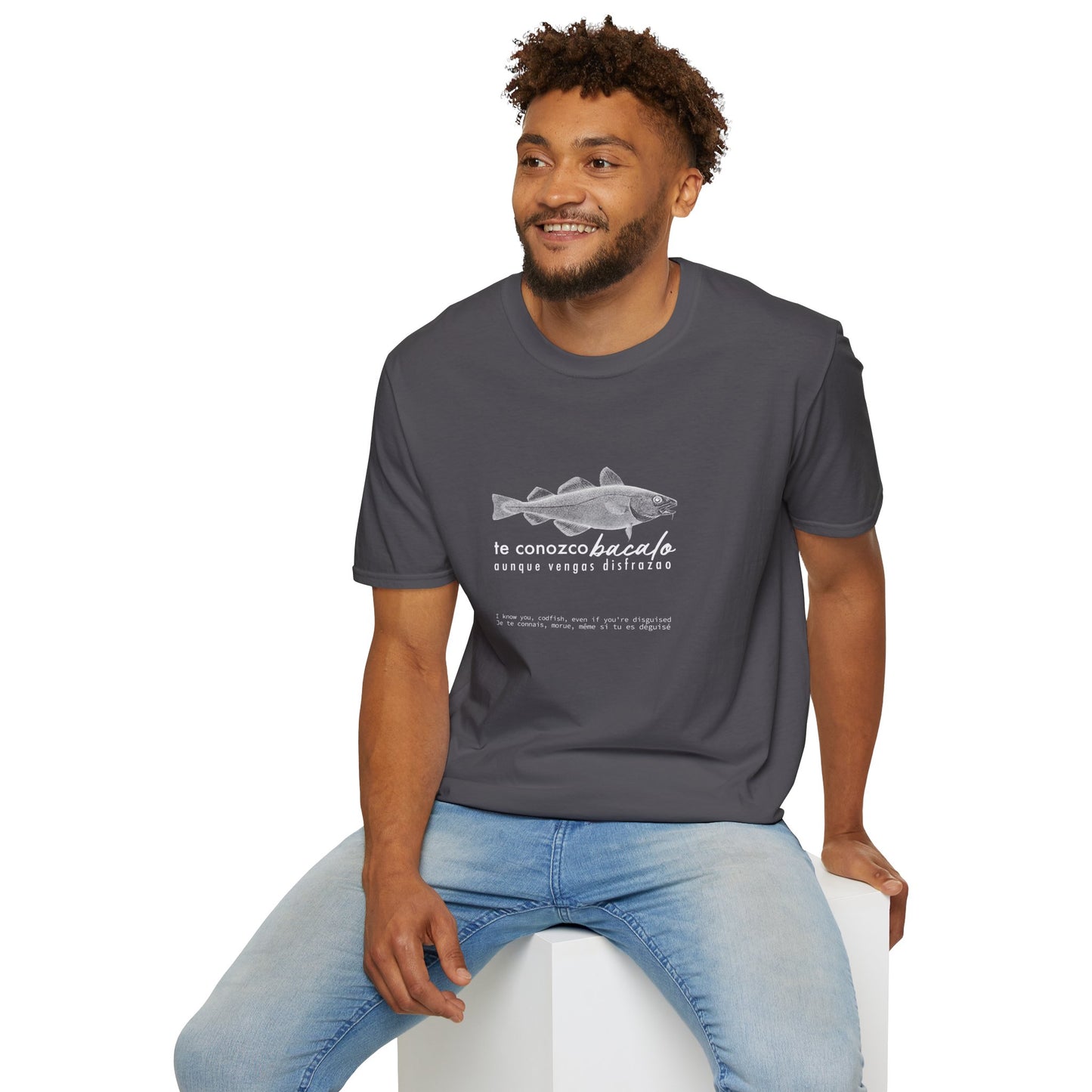 TE CONOZCO BACALAO 🐟😆 - Camiseta Unisex Softstyle