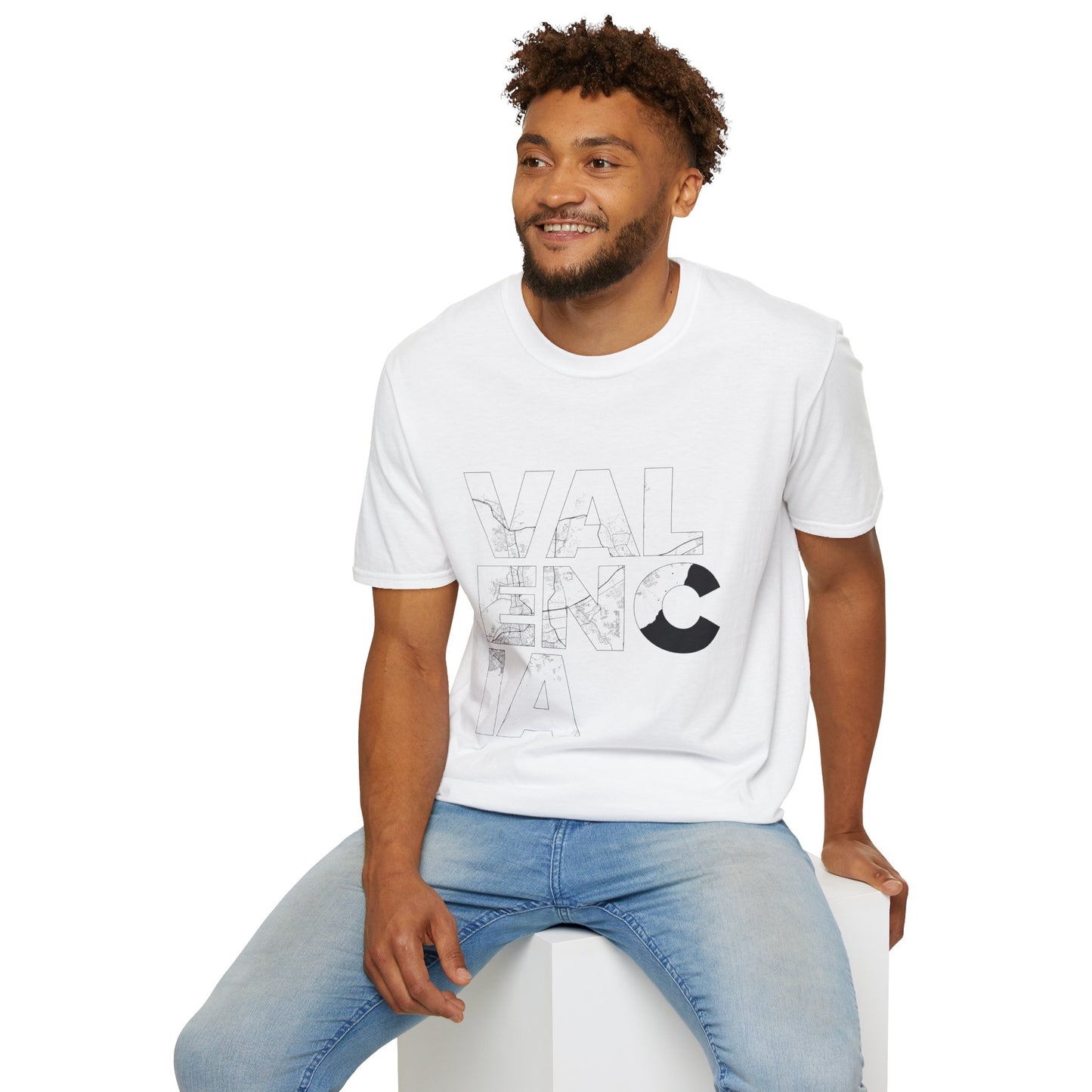 MAPA VALENCIA TYPO Unisex T-Shirt - Contemporary Casual Wear