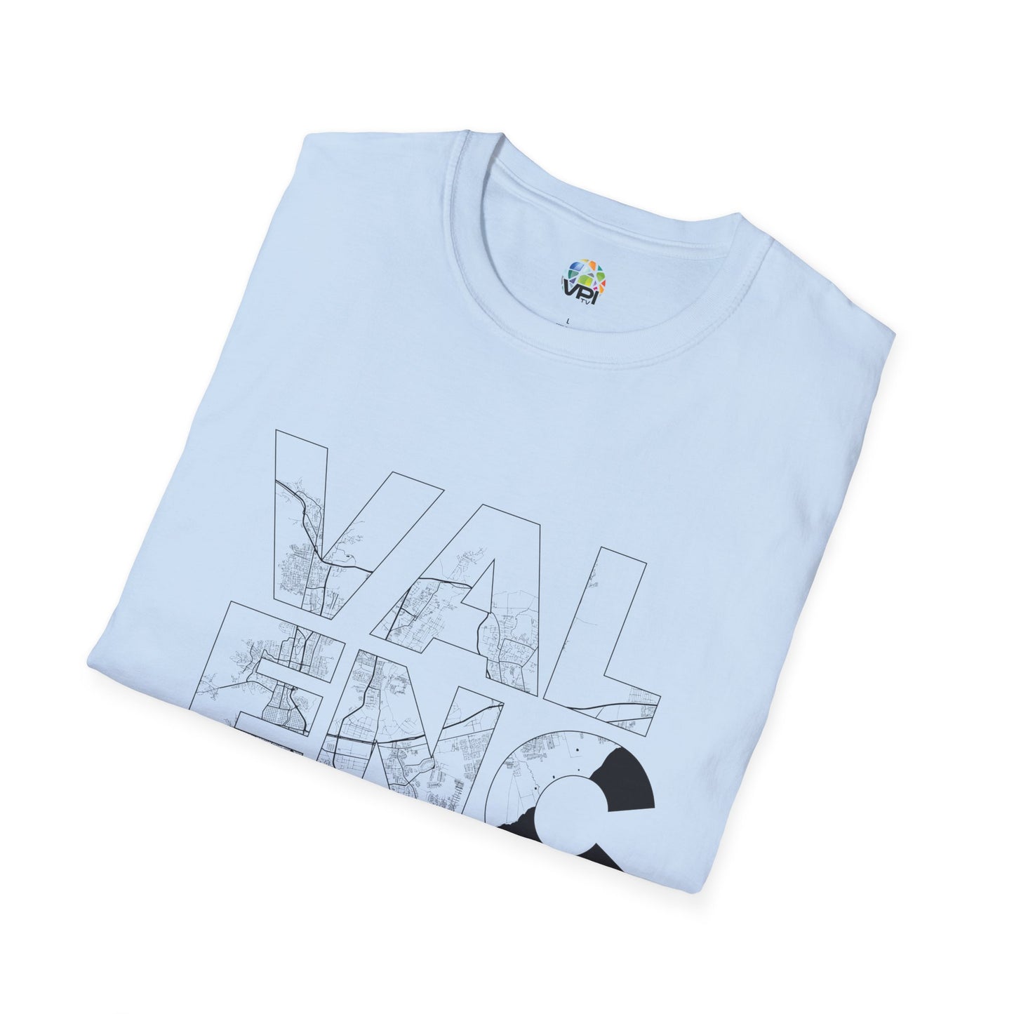 MAPA VALENCIA TYPO Unisex T-Shirt - Contemporary Casual Wear