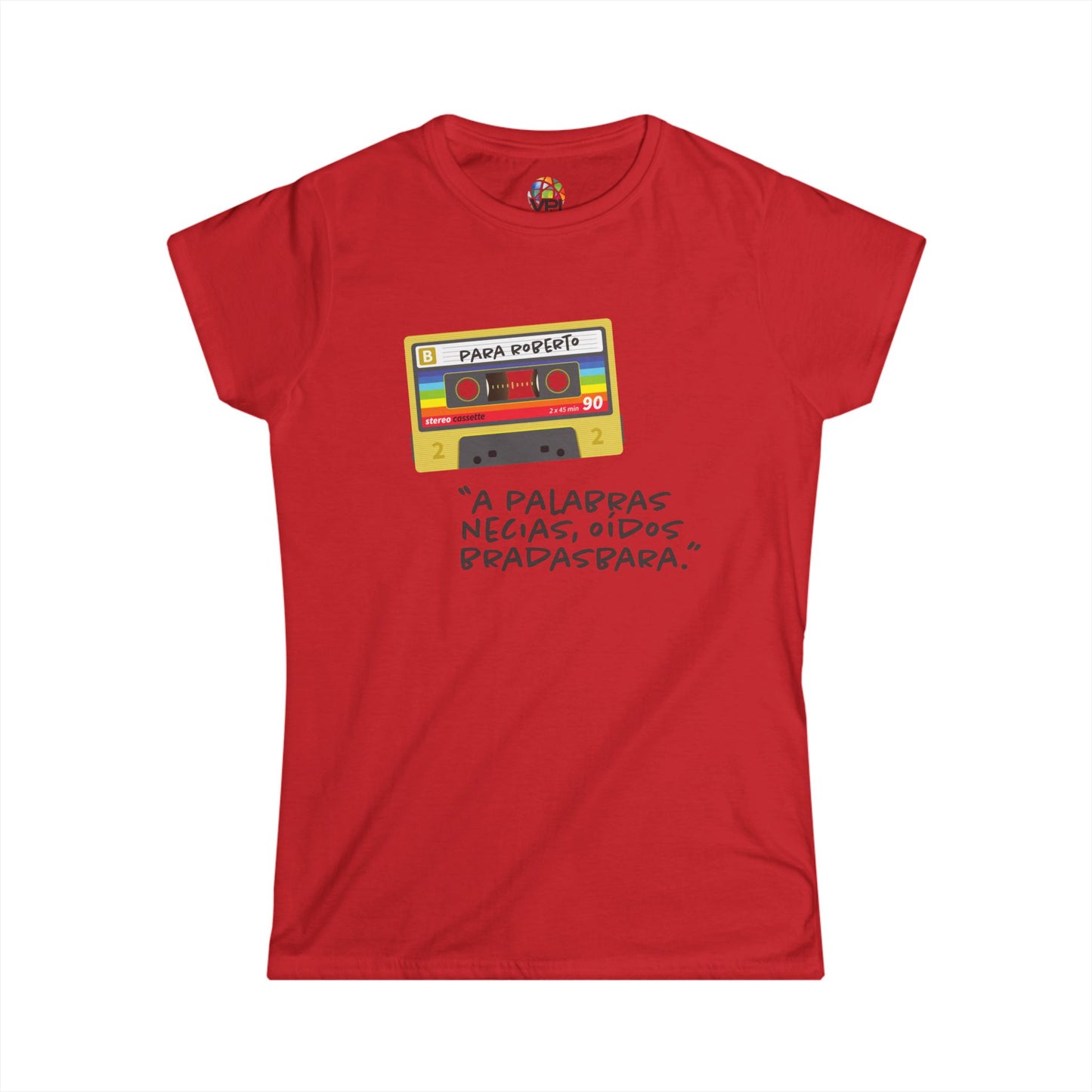 Camiseta Softstyle para Mujer con Frase Vintage - Perfecta para Salidas Casuales y un Estilo Retro