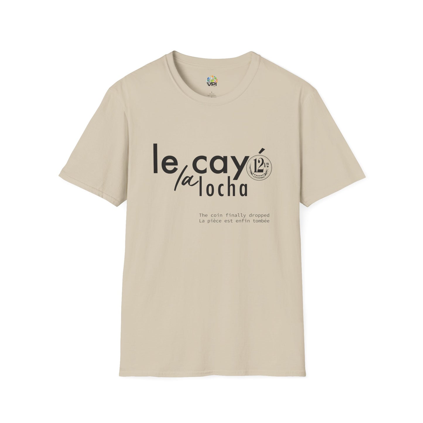 Camiseta Unisex Softstyle "Le Cayó La Locha" - Diseño Divertido y Casual Inspirado en Venezuela