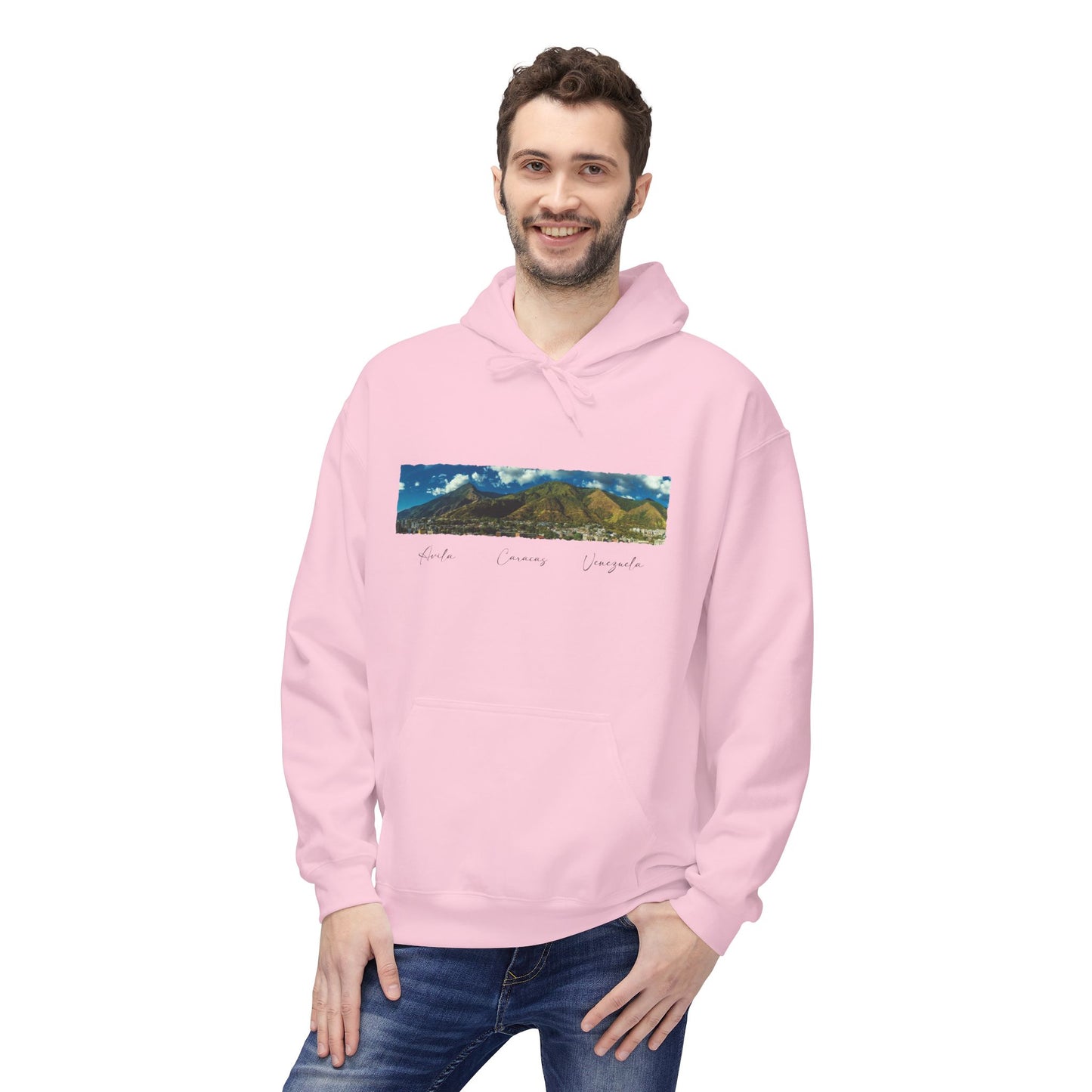 Sudadera Unisex con Vista Panorámica del Ávila y Caracas – Comodidad y Estilo para Amantes de Caracas