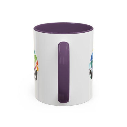 Taza de cerámica con interior a color – Elegancia y funcionalidad para tu café diario