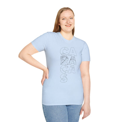 MAPA CARACAS TYPO Unisex T-Shirt - Contemporary Casual Wear