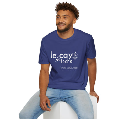 Camiseta Unisex Softstyle "Le Cayó La Locha" - Diseño Divertido y Casual Inspirado en Venezuela