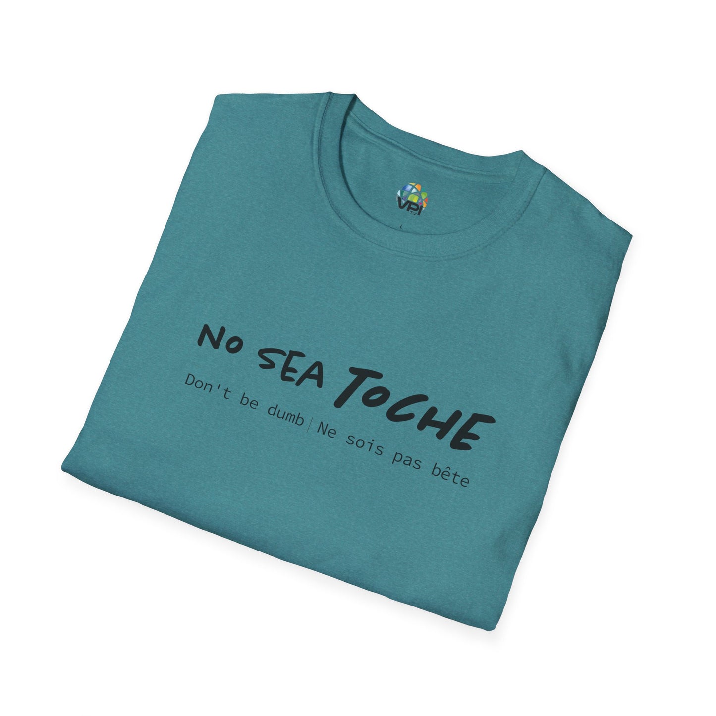 Camiseta Unisex Softstyle "No Sea Toche" – Motivación al Estilo Venezolano