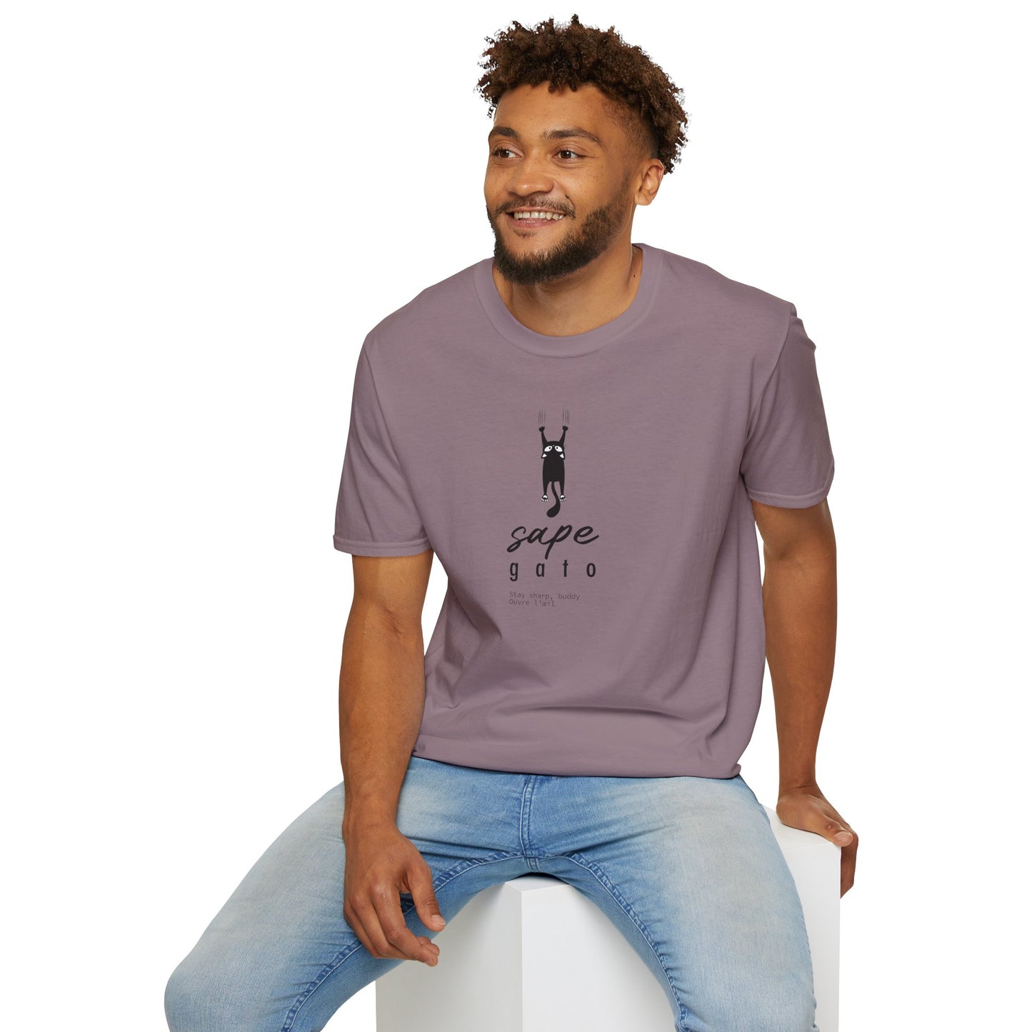 Camiseta Unisex Softstyle "Sape Gato" – Comodidad y Estilo con un Toque Venezolano