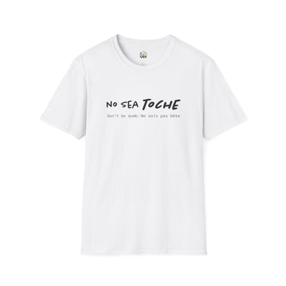 Camiseta Unisex Softstyle "No Sea Toche" – Motivación al Estilo Venezolano