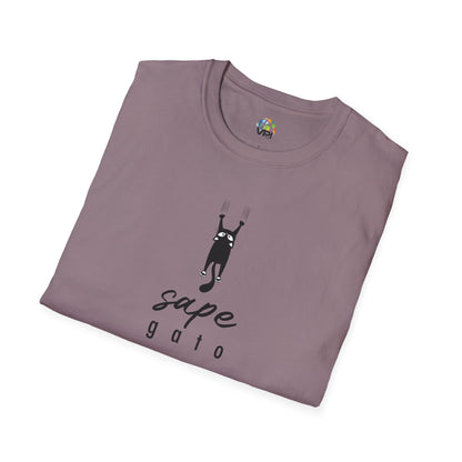 Camiseta Unisex Softstyle "Sape Gato" – Comodidad y Estilo con un Toque Venezolano