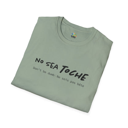 Camiseta Unisex Softstyle "No Sea Toche" – Motivación al Estilo Venezolano