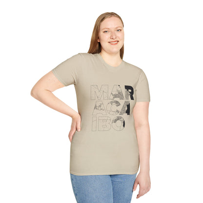 MAPA MARACAIBO TYPO Unisex T-Shirt - Contemporary Casual Wear