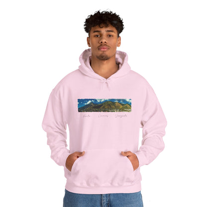 Mountain View Unisex Hoodie - Cozy Heavy Blend Sweatshirt for Nature Lovers