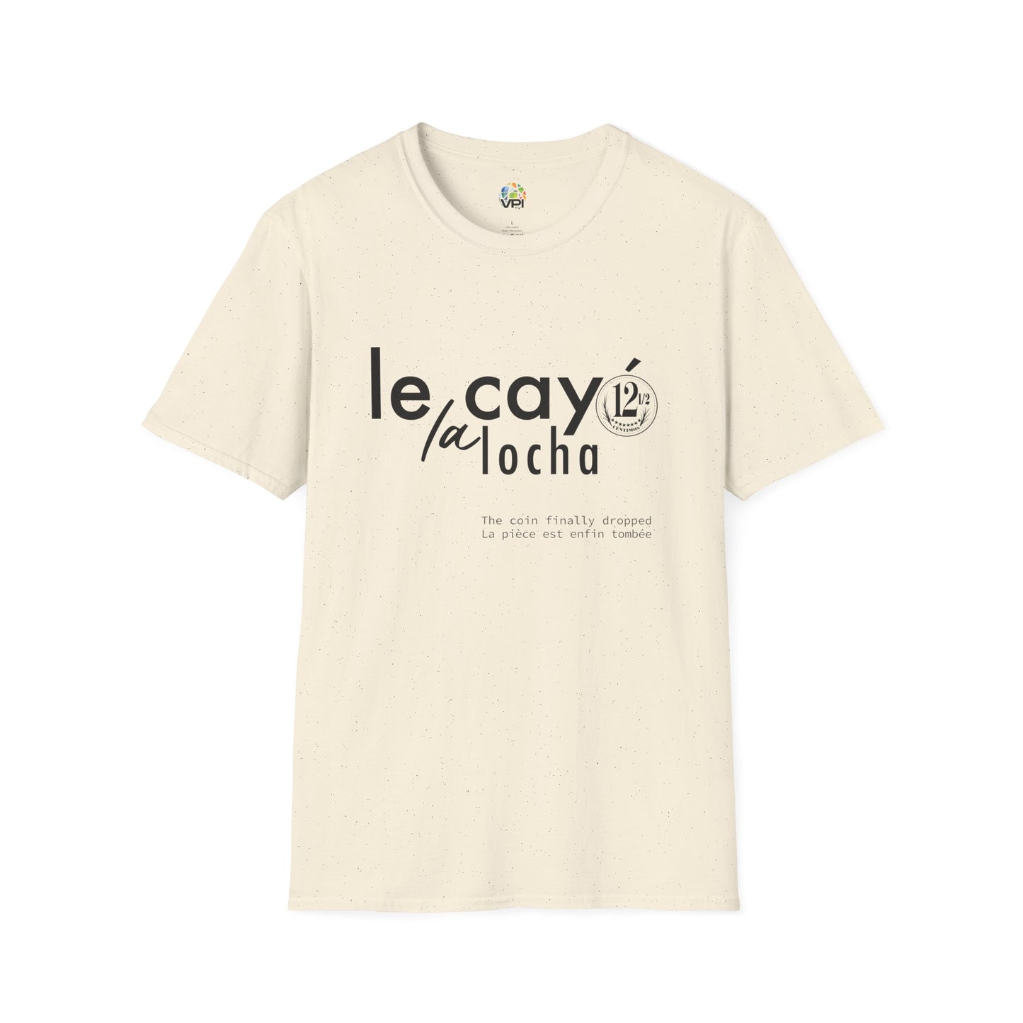 Camiseta Unisex Softstyle "Le Cayó La Locha" - Diseño Divertido y Casual Inspirado en Venezuela