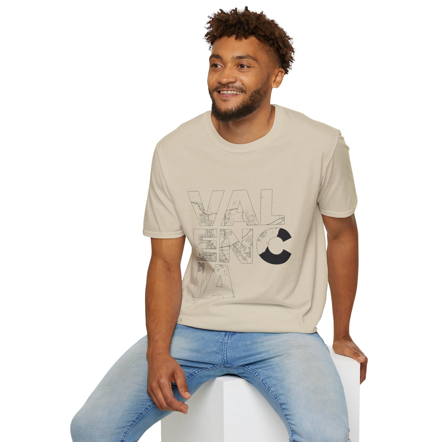 MAPA VALENCIA TYPO Unisex T-Shirt - Contemporary Casual Wear