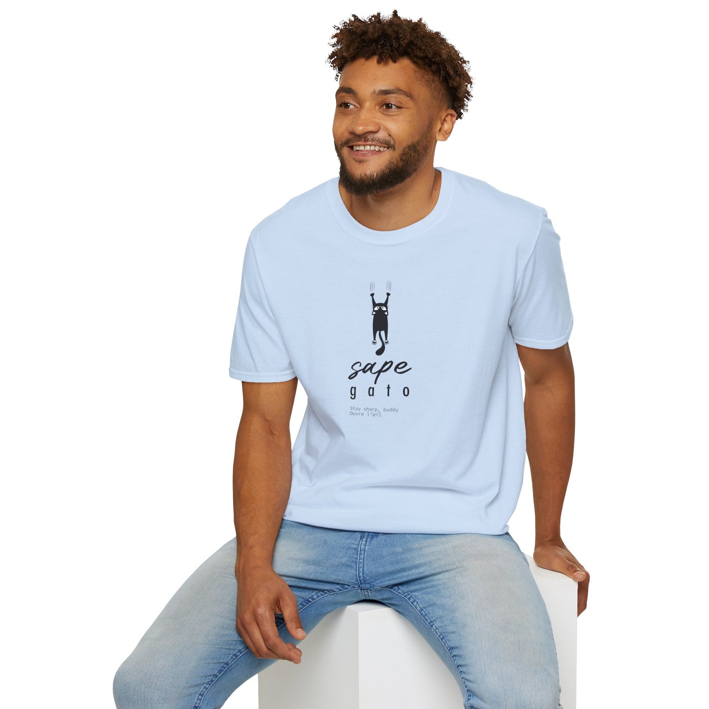 Camiseta Unisex Softstyle "Sape Gato" – Comodidad y Estilo con un Toque Venezolano