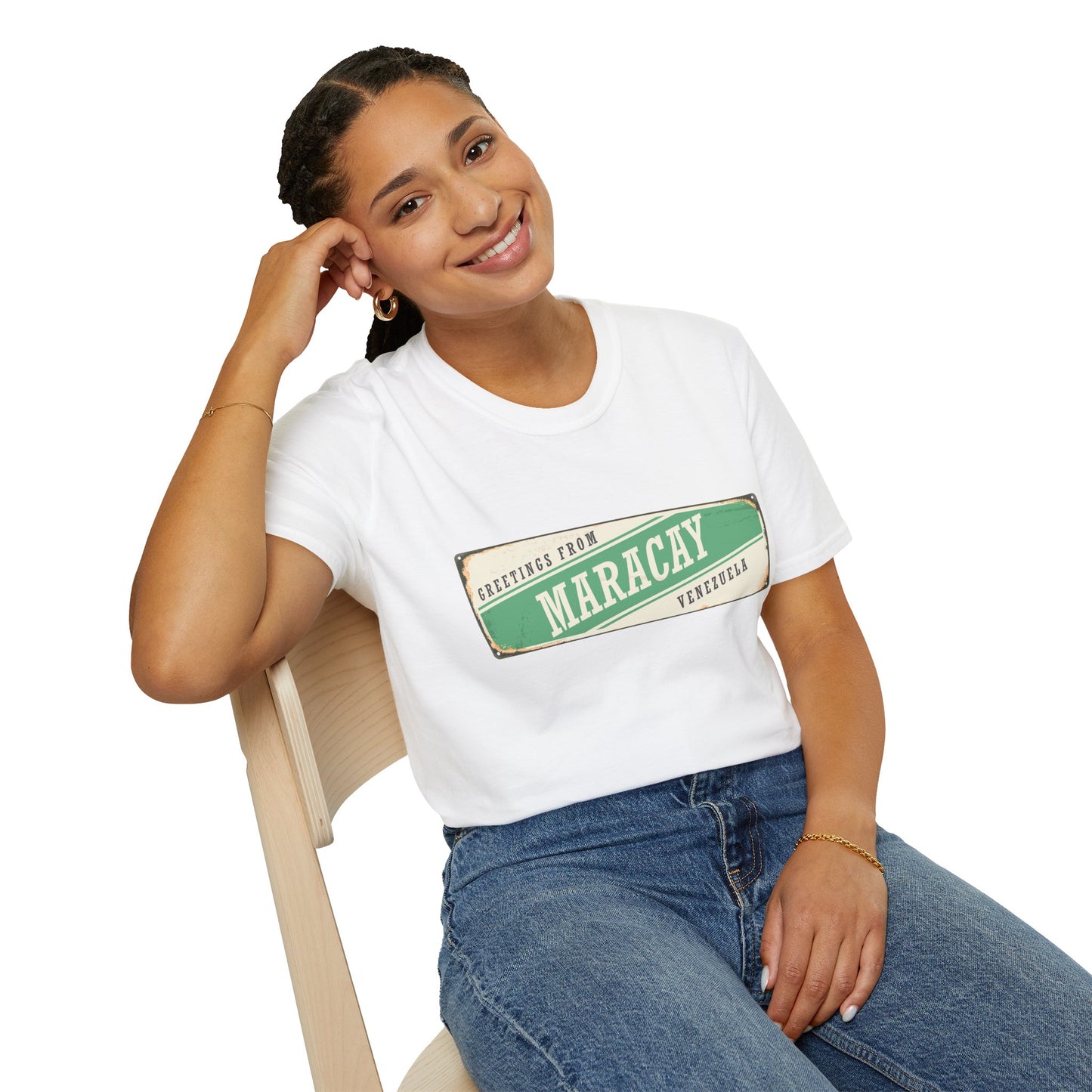 Greetings from Maracay Venezuela Unisex Softstyle T-Shirt