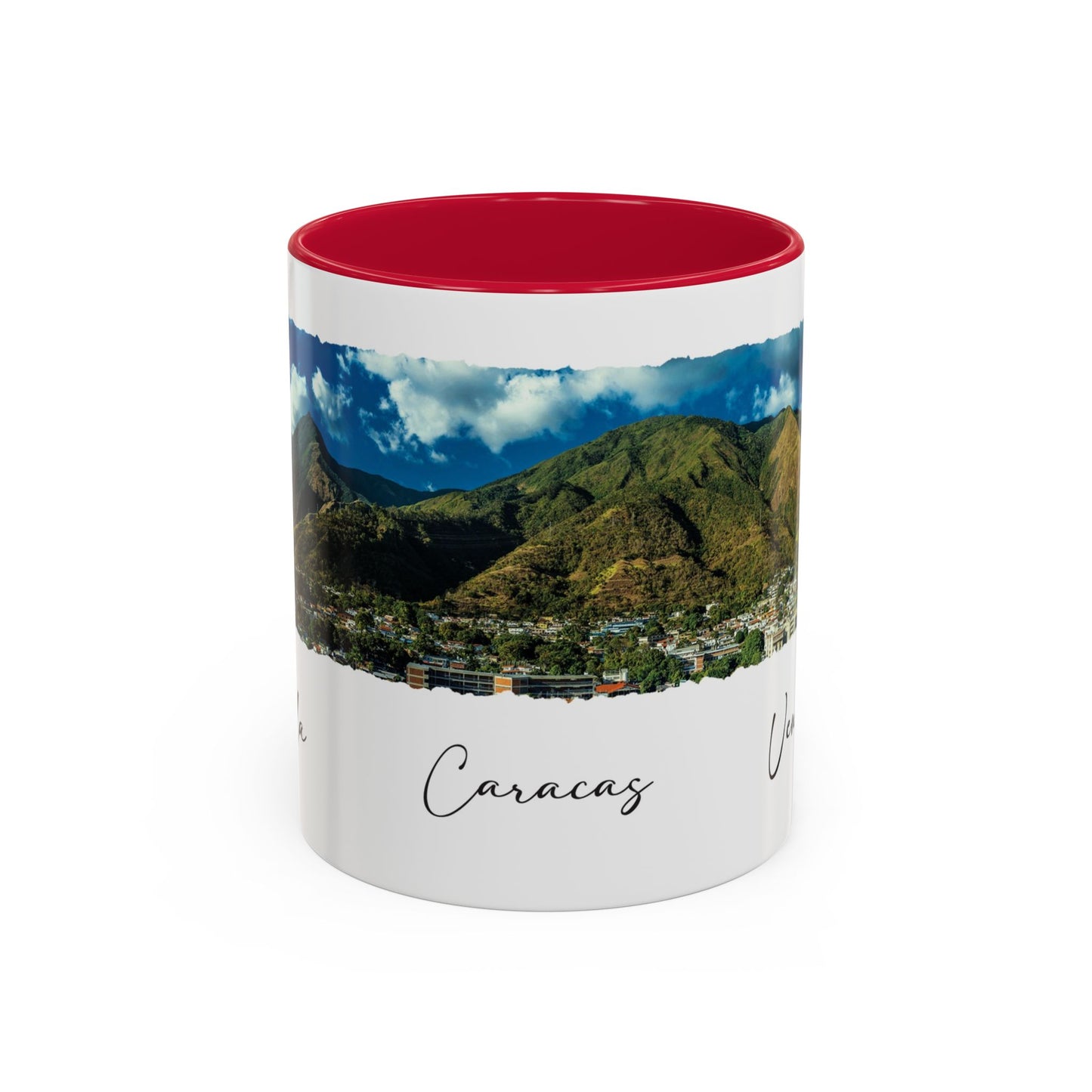 Taza con Paisaje Vibrante de Caracas – Disponibles en 11 oz y 15 oz