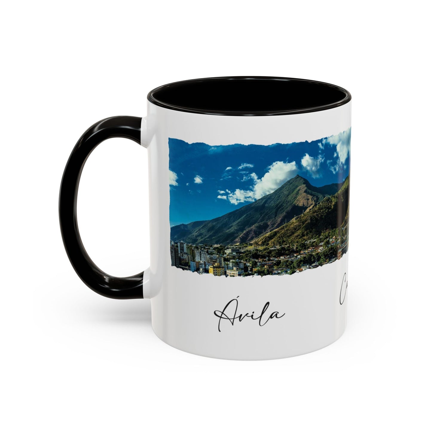 Taza con Paisaje Vibrante de Caracas – Disponibles en 11 oz y 15 oz