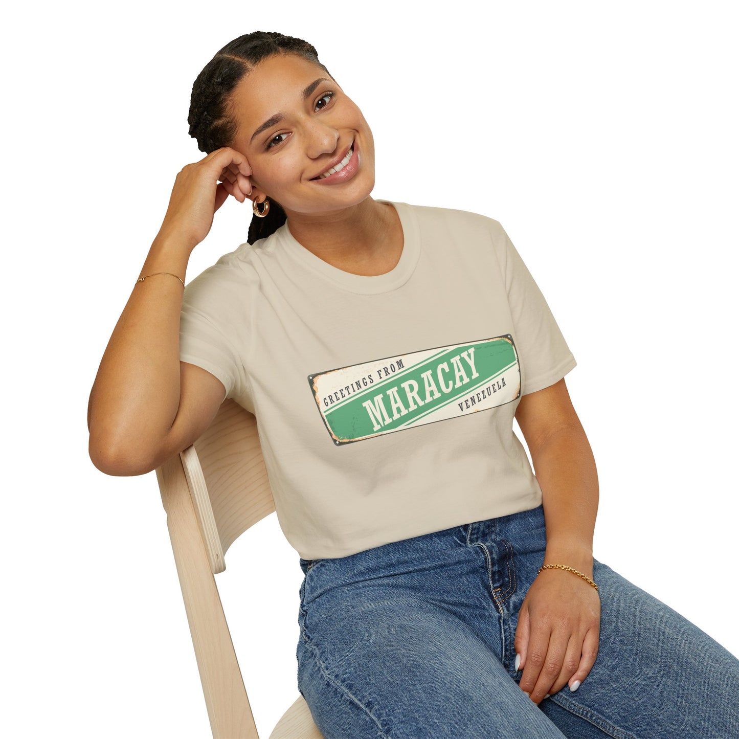 Greetings from Maracay Venezuela Unisex Softstyle T-Shirt