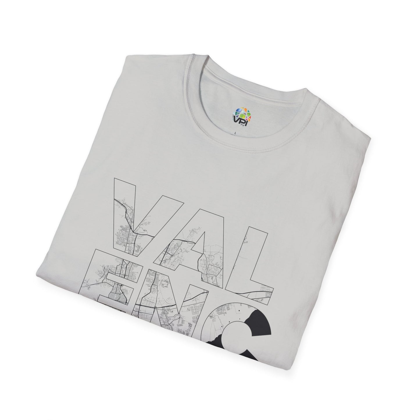 MAPA VALENCIA TYPO Unisex T-Shirt - Contemporary Casual Wear