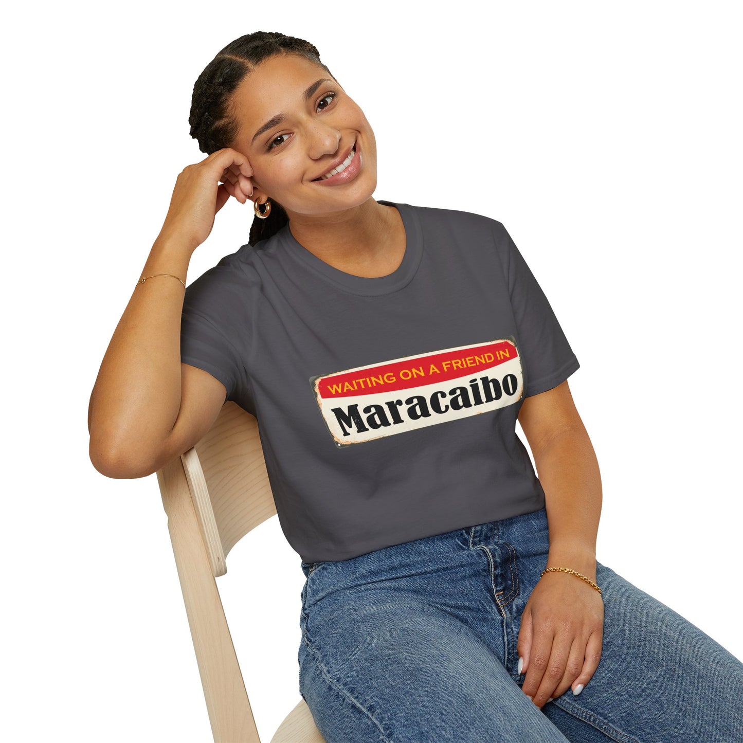 Waiting on a Friend in Maracaibo Unisex Softstyle T-Shirt