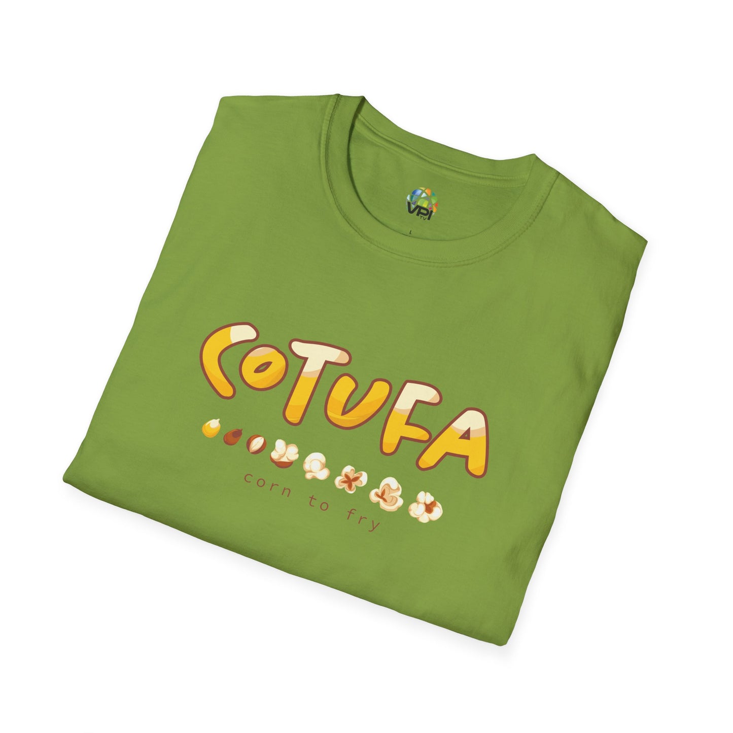 Camiseta Unisex Softstyle – COTUFA "Corn to Fry" 🌽🍿