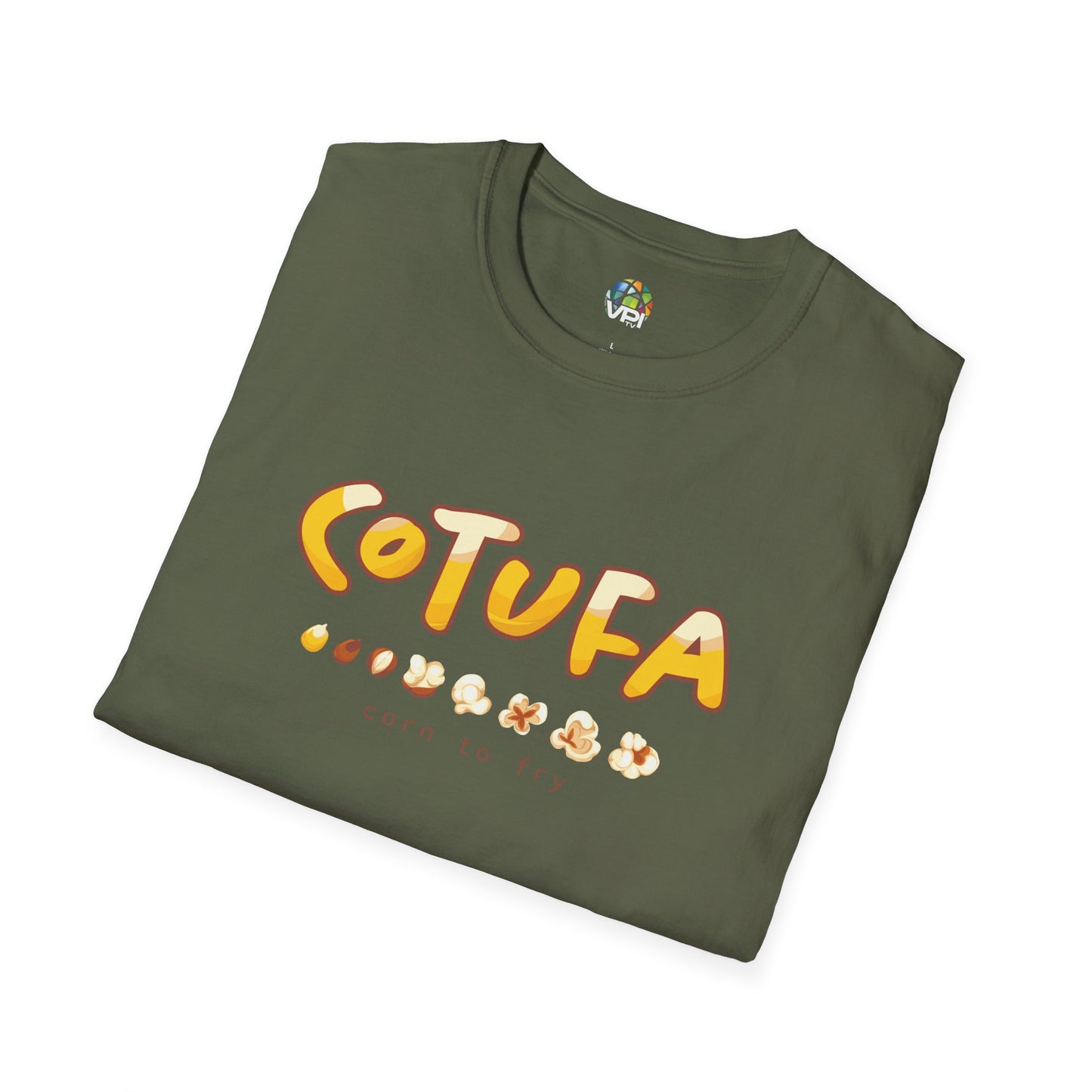 Camiseta Unisex Softstyle – COTUFA "Corn to Fry" 🌽🍿