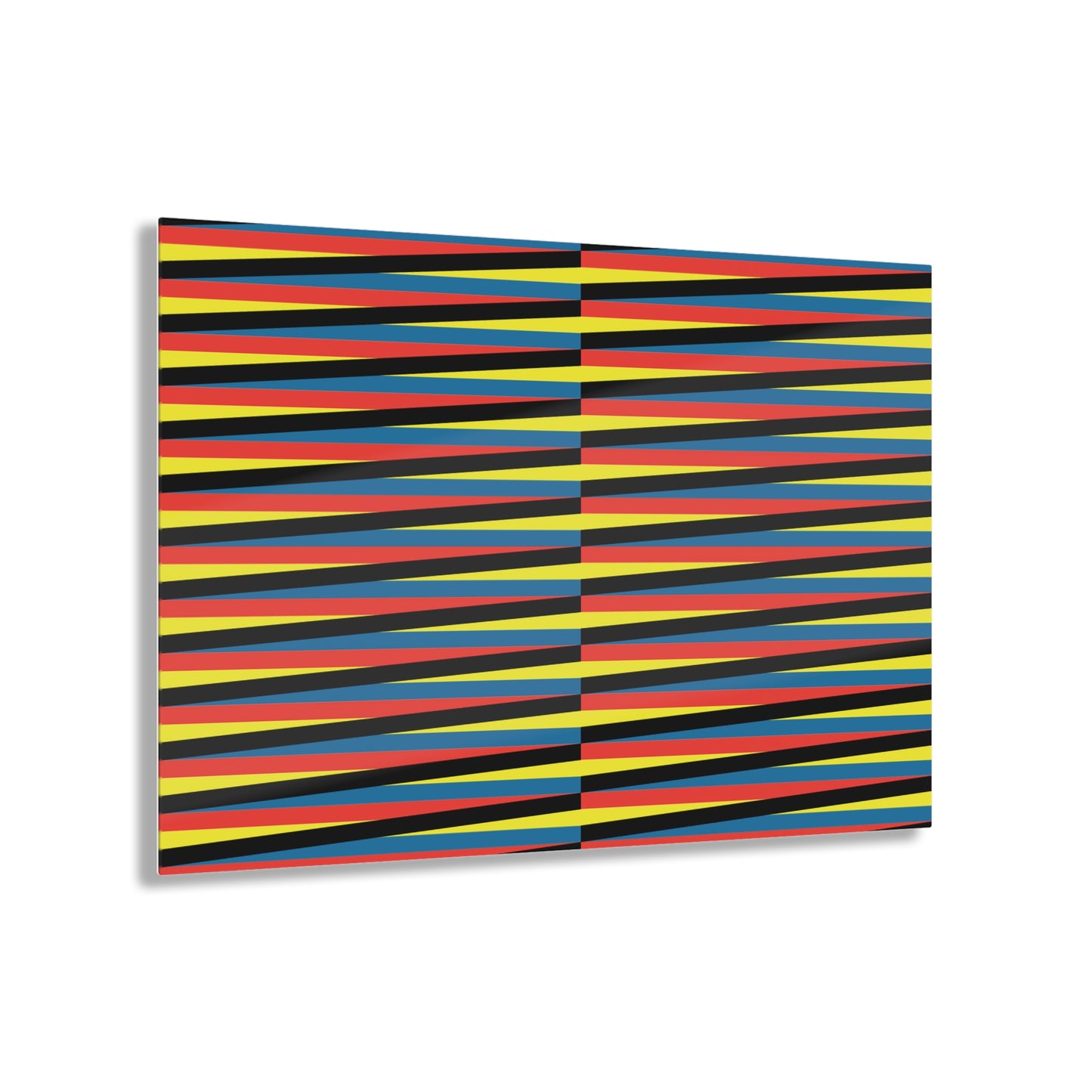 Vibrant Striped Acrylic Prints - Modern Wall Art for Home Décor