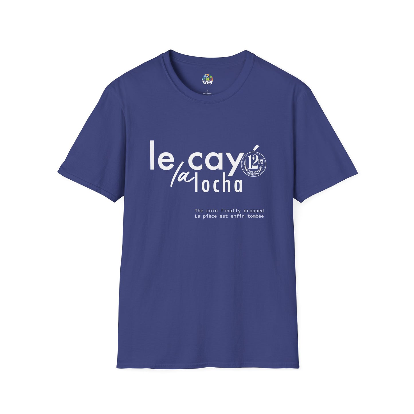 Camiseta Unisex Softstyle "Le Cayó La Locha" - Diseño Divertido y Casual Inspirado en Venezuela