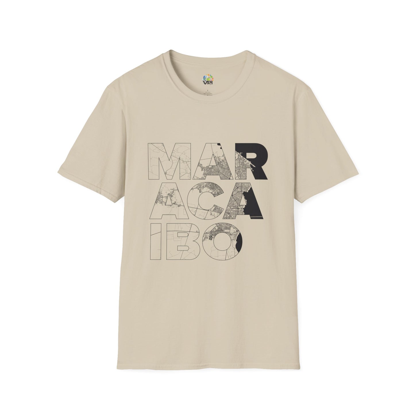 MAPA MARACAIBO TYPO Unisex T-Shirt - Contemporary Casual Wear