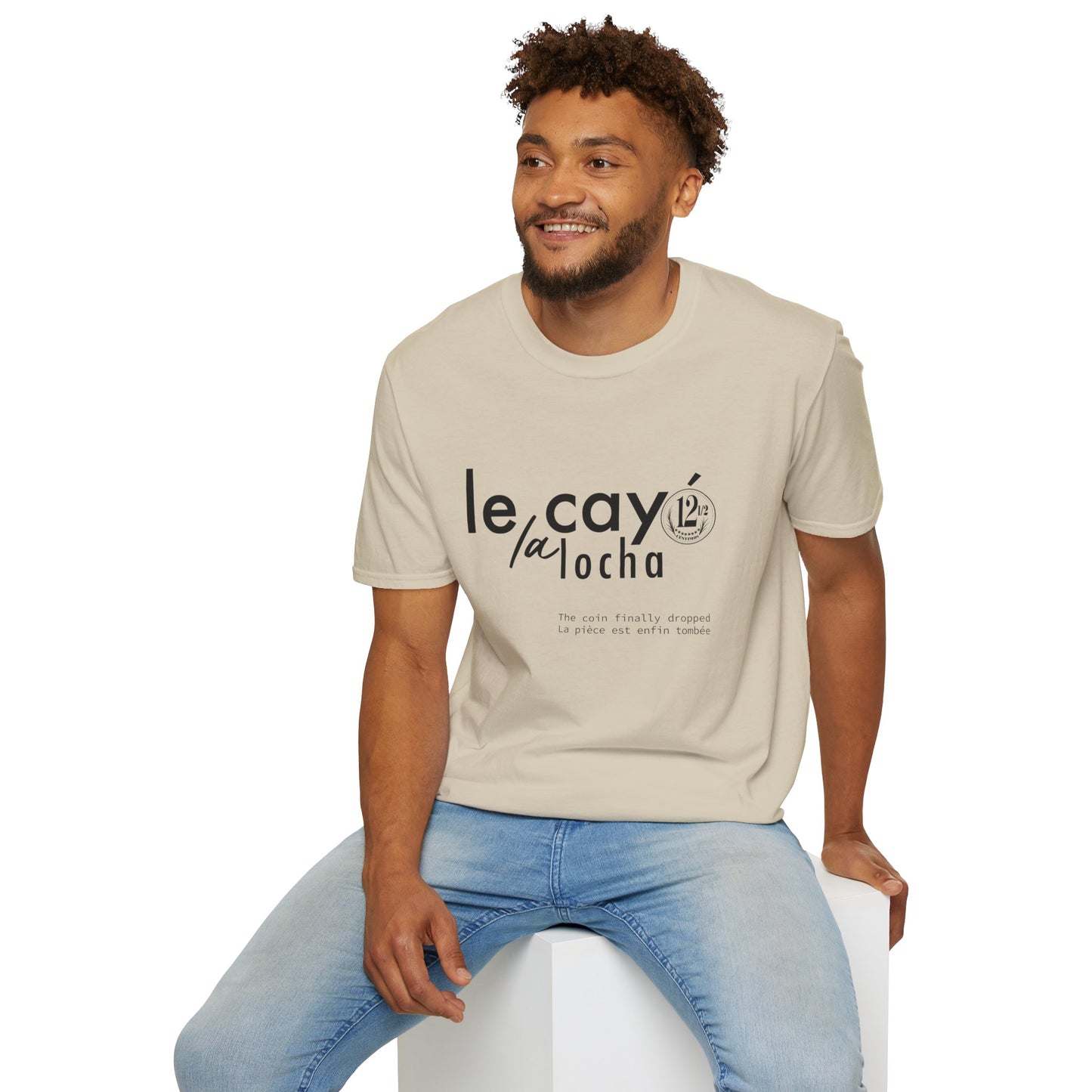 Camiseta Unisex Softstyle "Le Cayó La Locha" - Diseño Divertido y Casual Inspirado en Venezuela